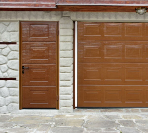 Single wooden garage side door - JB Garage Doors
