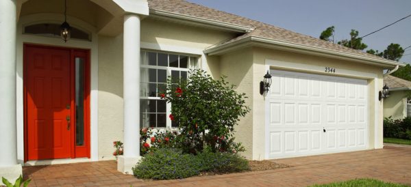 Single white Garador garage door 2 - JB Garage Doors
