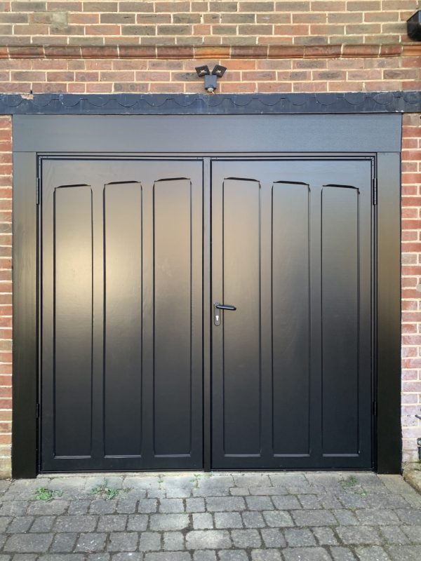 Single grey garage door gallery - JB Garage Doors