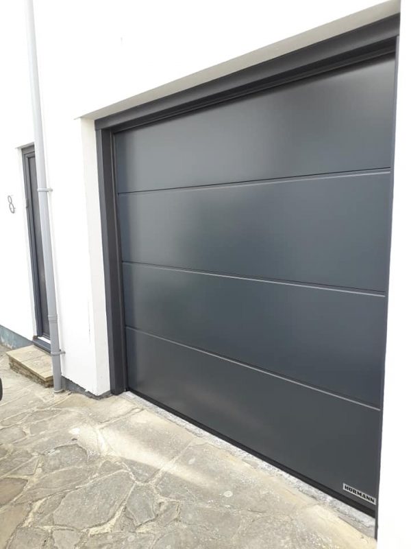 Single grey garage door gallery 2 - JB Garage Doors