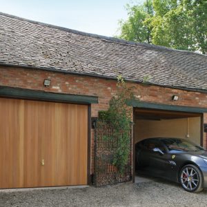 Double wooden garage doors 5 - JB Garage Doors