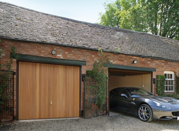 Double wooden garage doors 5 - JB Garage Doors