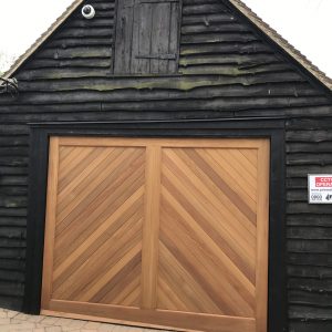 Single wooden garage door 2 - JB Garage Doors