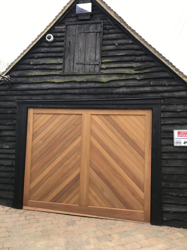Single wooden garage door 2 - JB Garage Doors