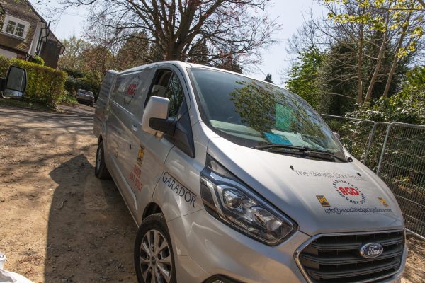 JB Garage Doors company van