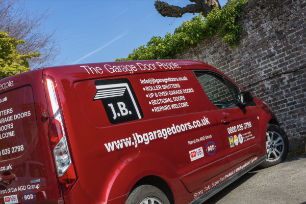 JB Garage Door van