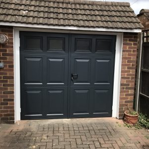 garage doors with windows