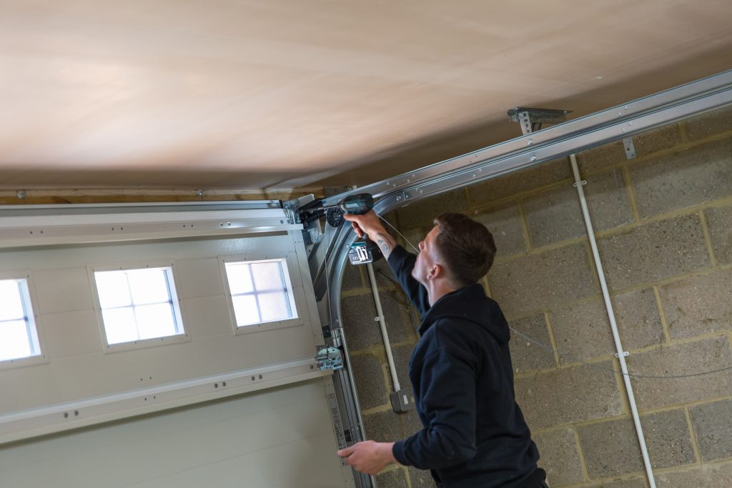 Servicing for new garage door.