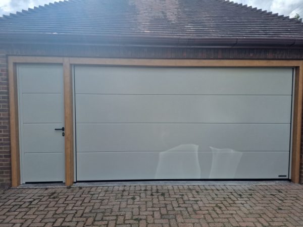 Silkgrain and side garage door.